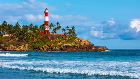 Vizhinjam Lighthouse at Kovalam